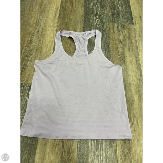 Athletic Tank Top By Lululemon In Purple, Size: 10