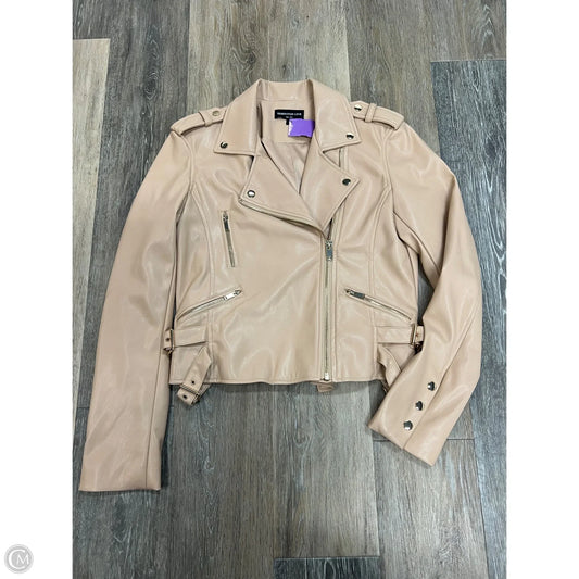 Jacket Moto By Generation Love In Tan, Size: S