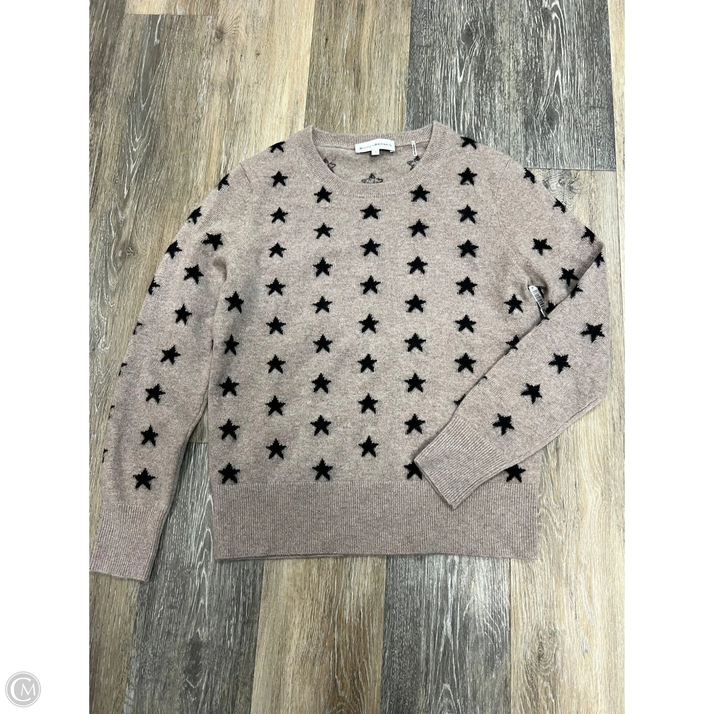Sweater Cashmere By White And Warren In Striped Pattern, Size: S