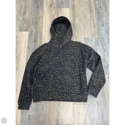 Sweatshirt Hoodie By Hollister In Animal Print, Size: S