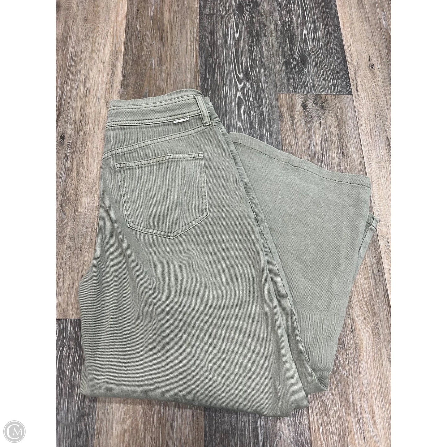 Jeans Wide Leg By Dear John In Green Denim, Size: 4