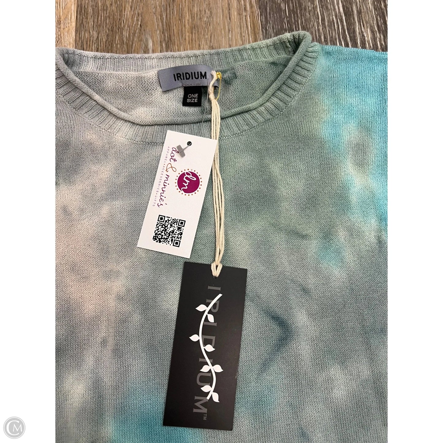 Sweater By Iridium In Blue, Size: Osfm