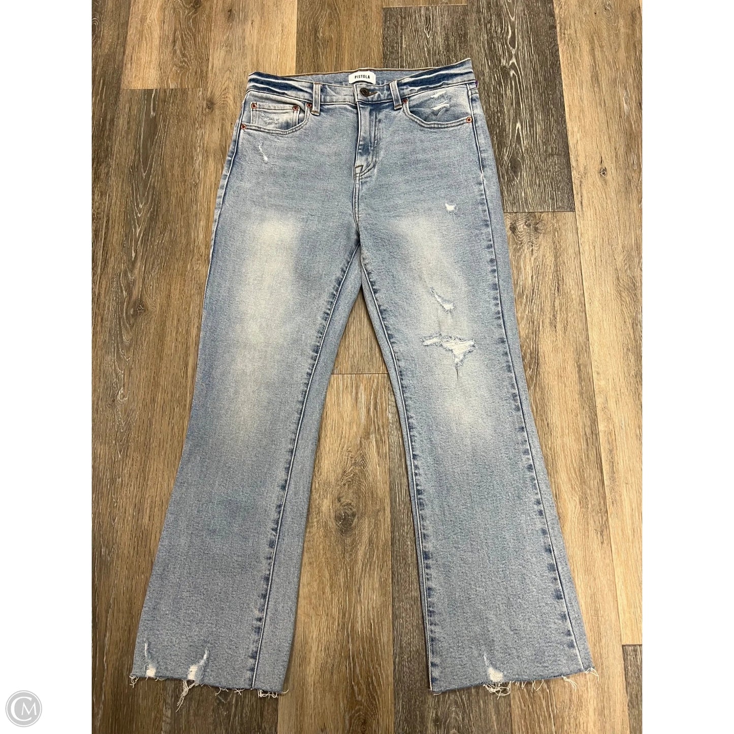 Jeans Straight By Pistola In Blue Denim, Size: 8/29