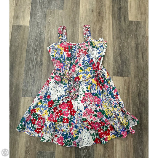 Dress Casual Midi By Grace + Emma In Floral Print, Size: 2x