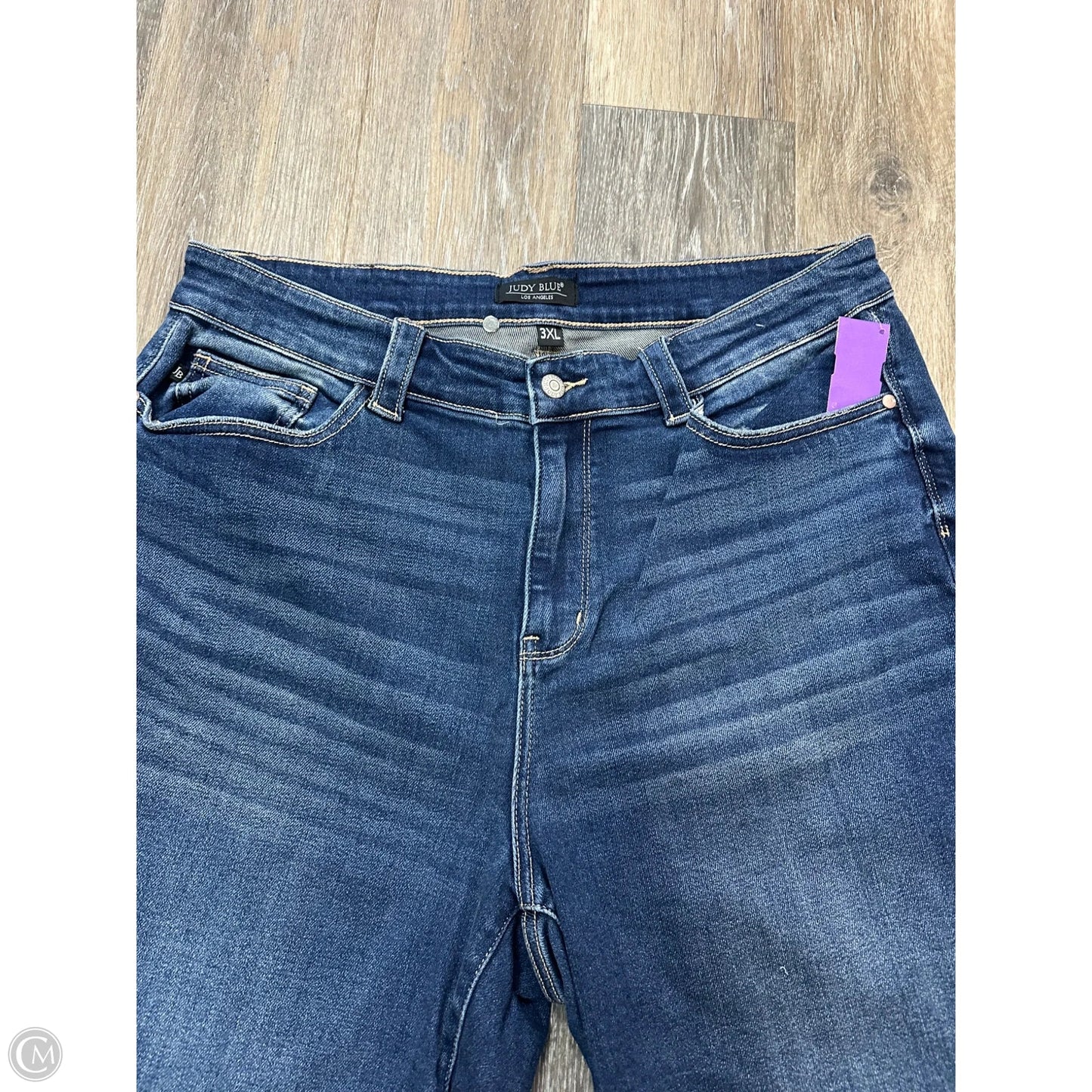 Shorts By Judy Blue In Blue Denim, Size: 3x