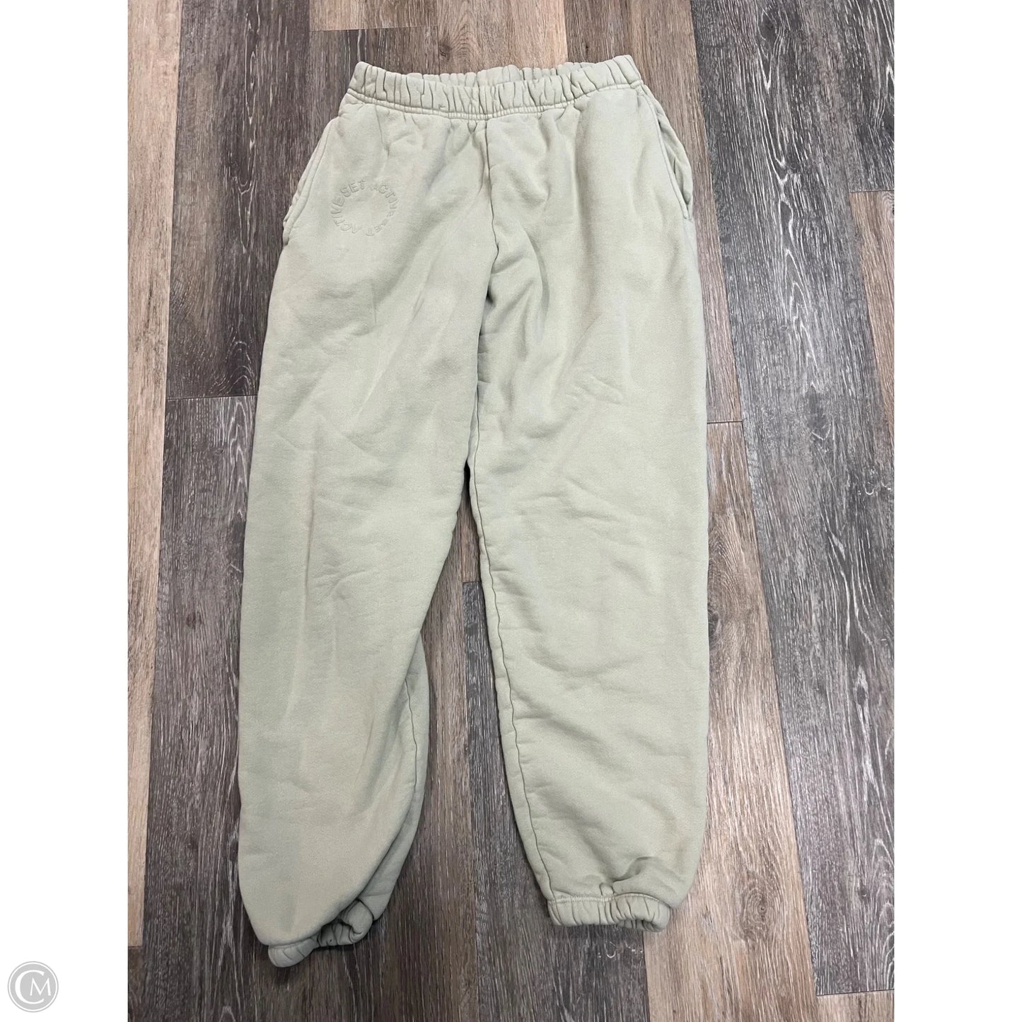 Athletic Pants By Set Active In Green, Size: L