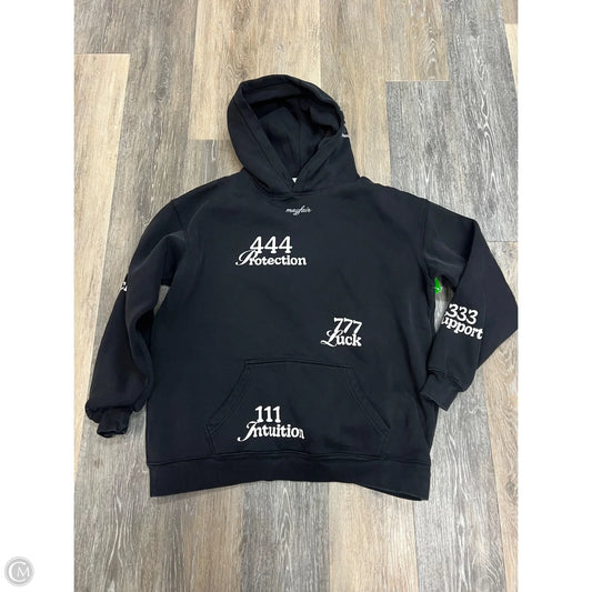 Sweatshirt Hoodie By Mayfair In Black, Size: Xs
