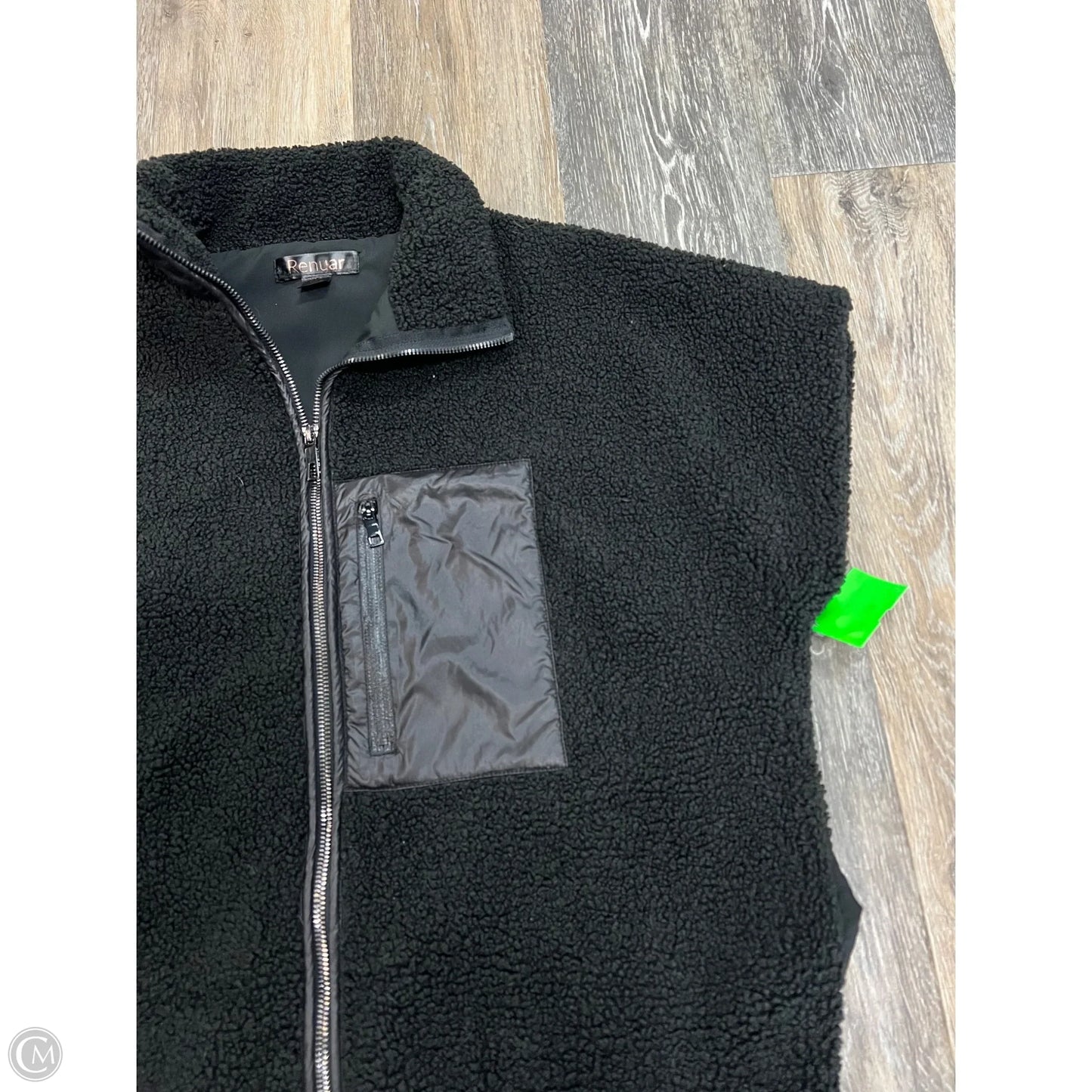 Vest Faux Fur & Sherpa By RENUAR In Black, Size: XS/S