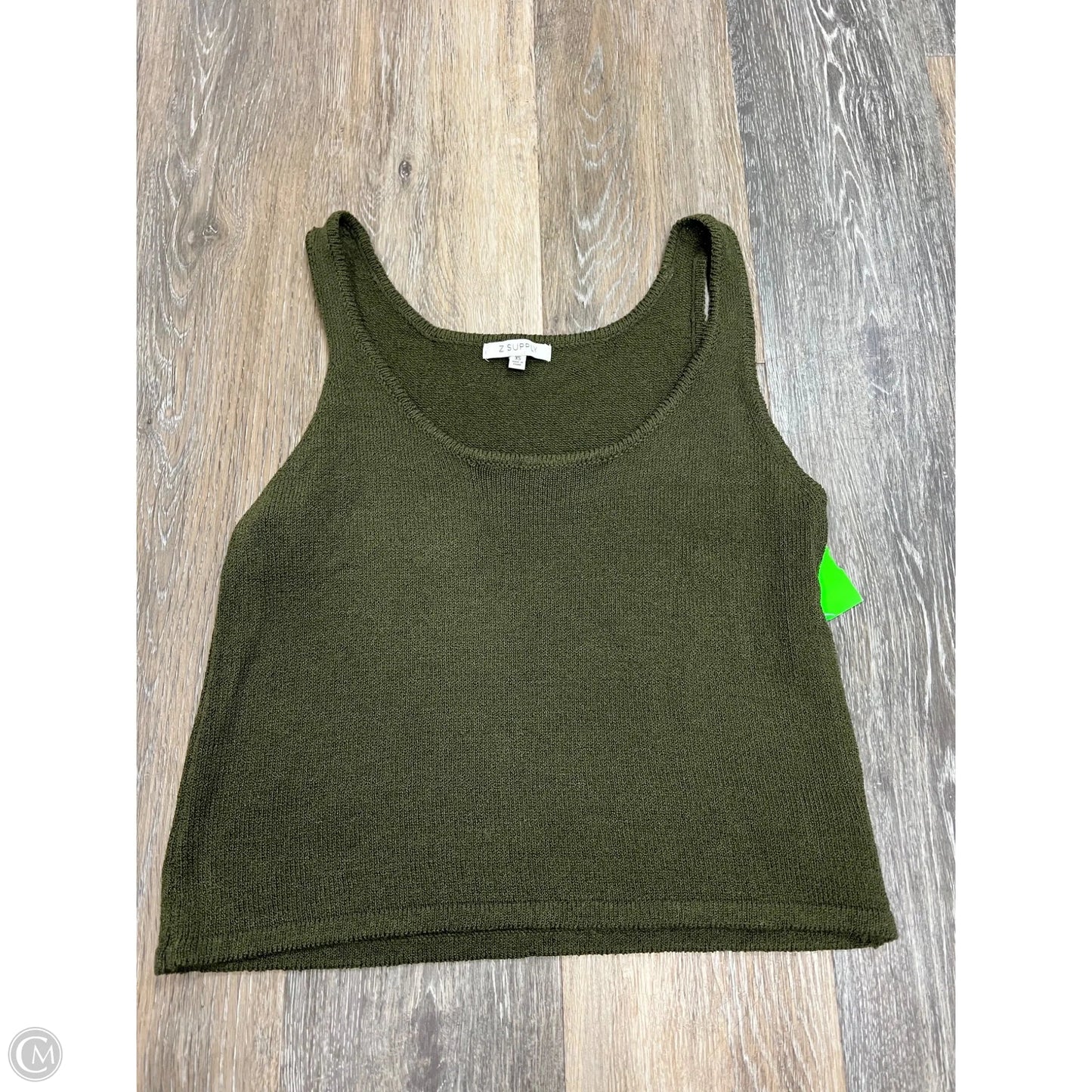 Top Sleeveless By Z Supply In Green, Size: Xs