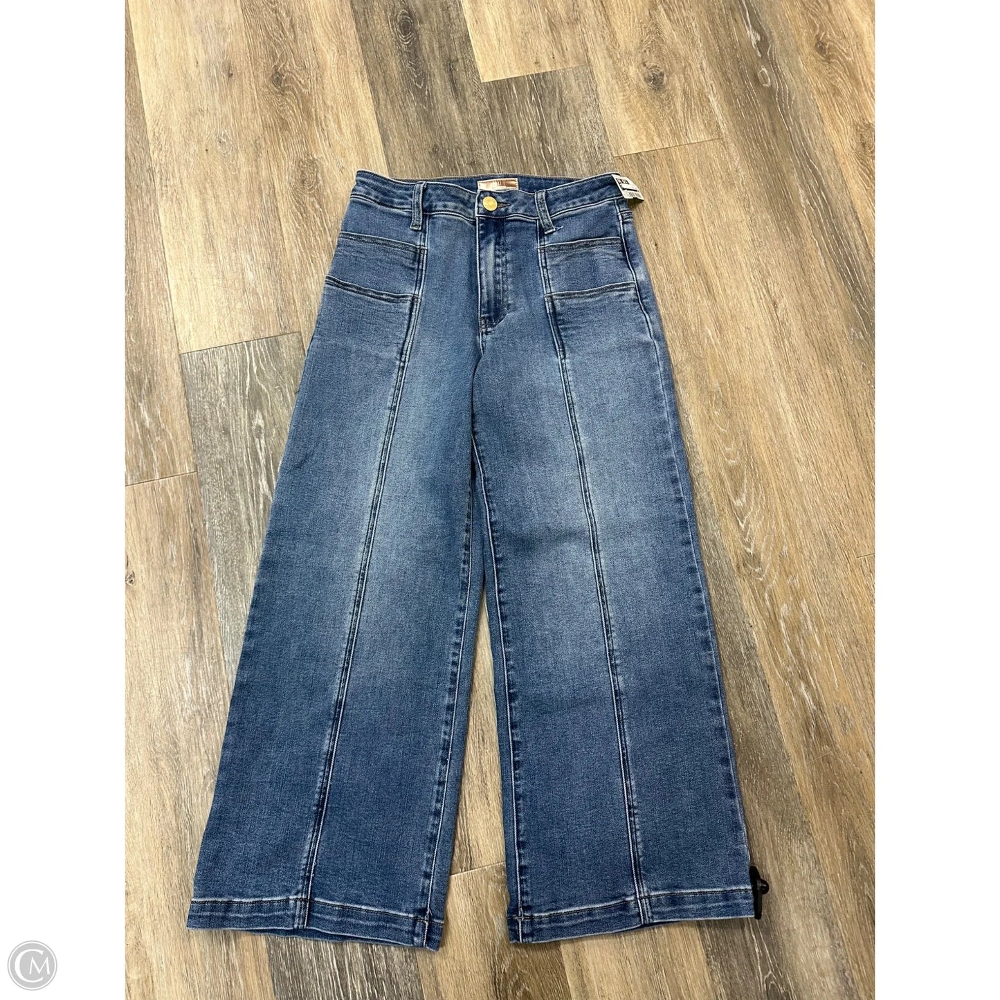 Jeans Wide Leg By Kut In Blue Denim, Size: 2