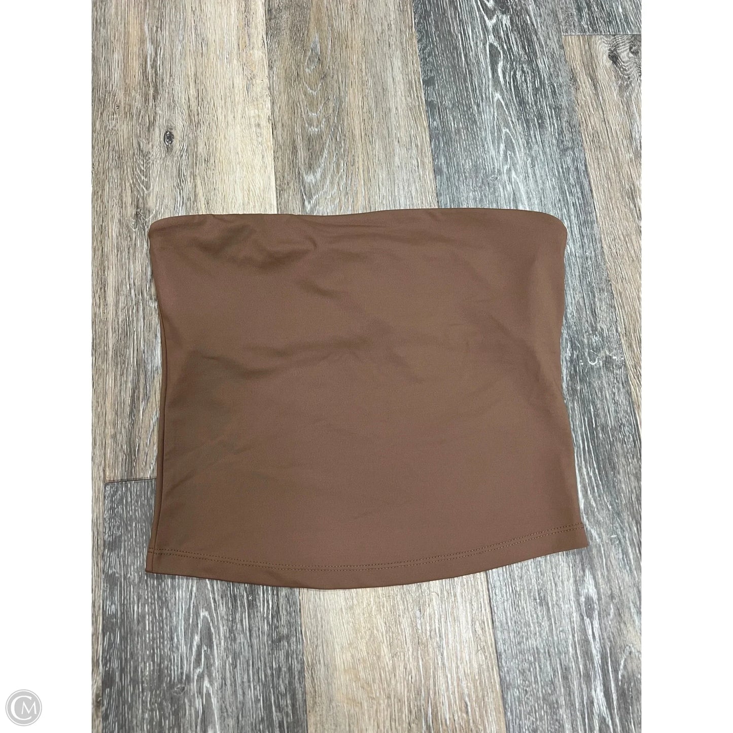 Top Sleeveless By Evereve In Brown, Size: S