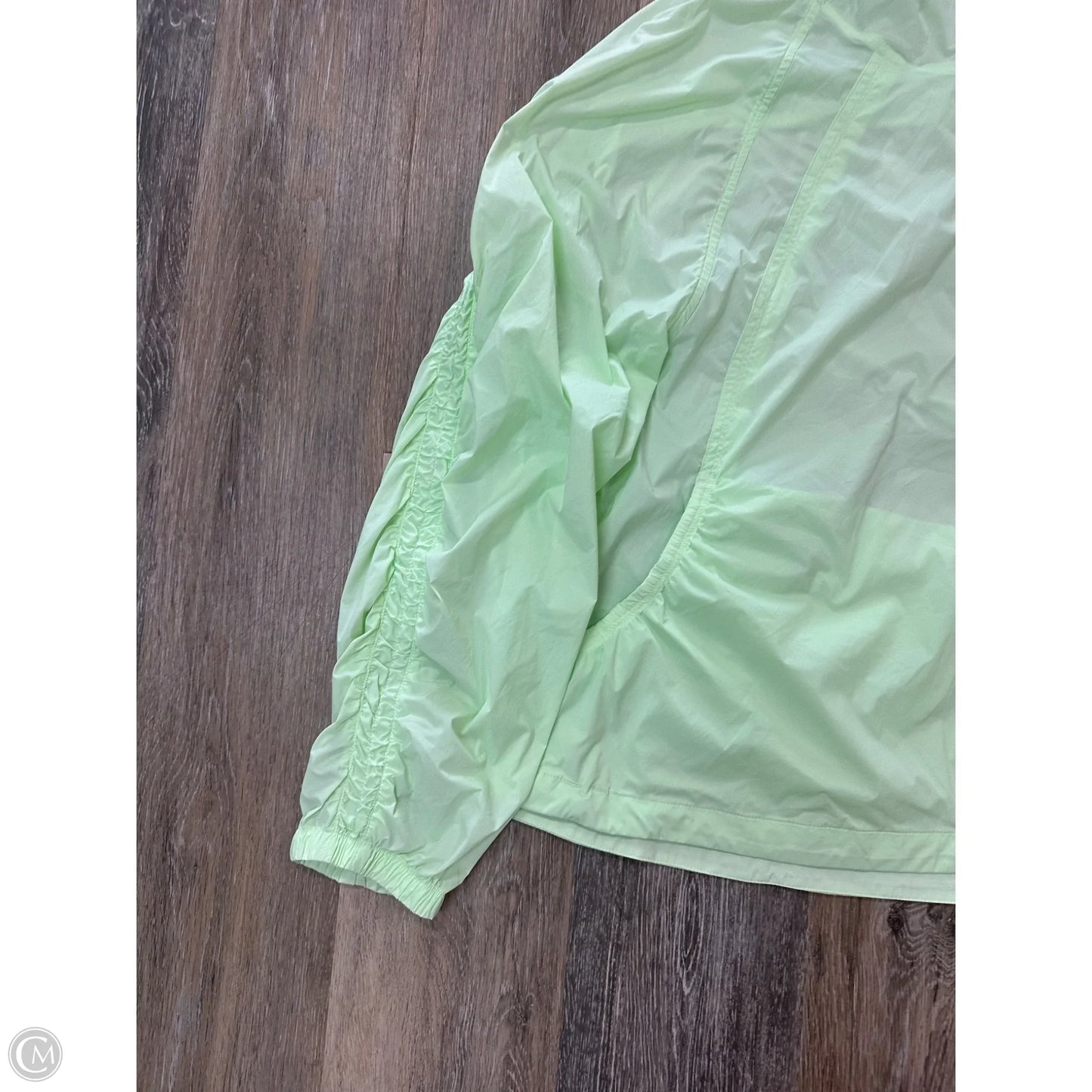 Athletic Jacket By Athleta In Green, Size: L