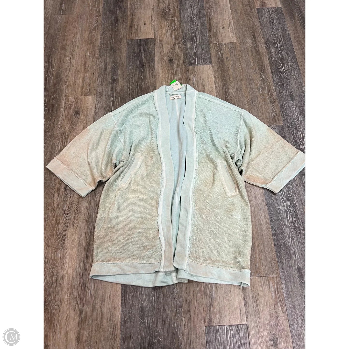 Sweater Cardigan By Free People In Green, Size: M