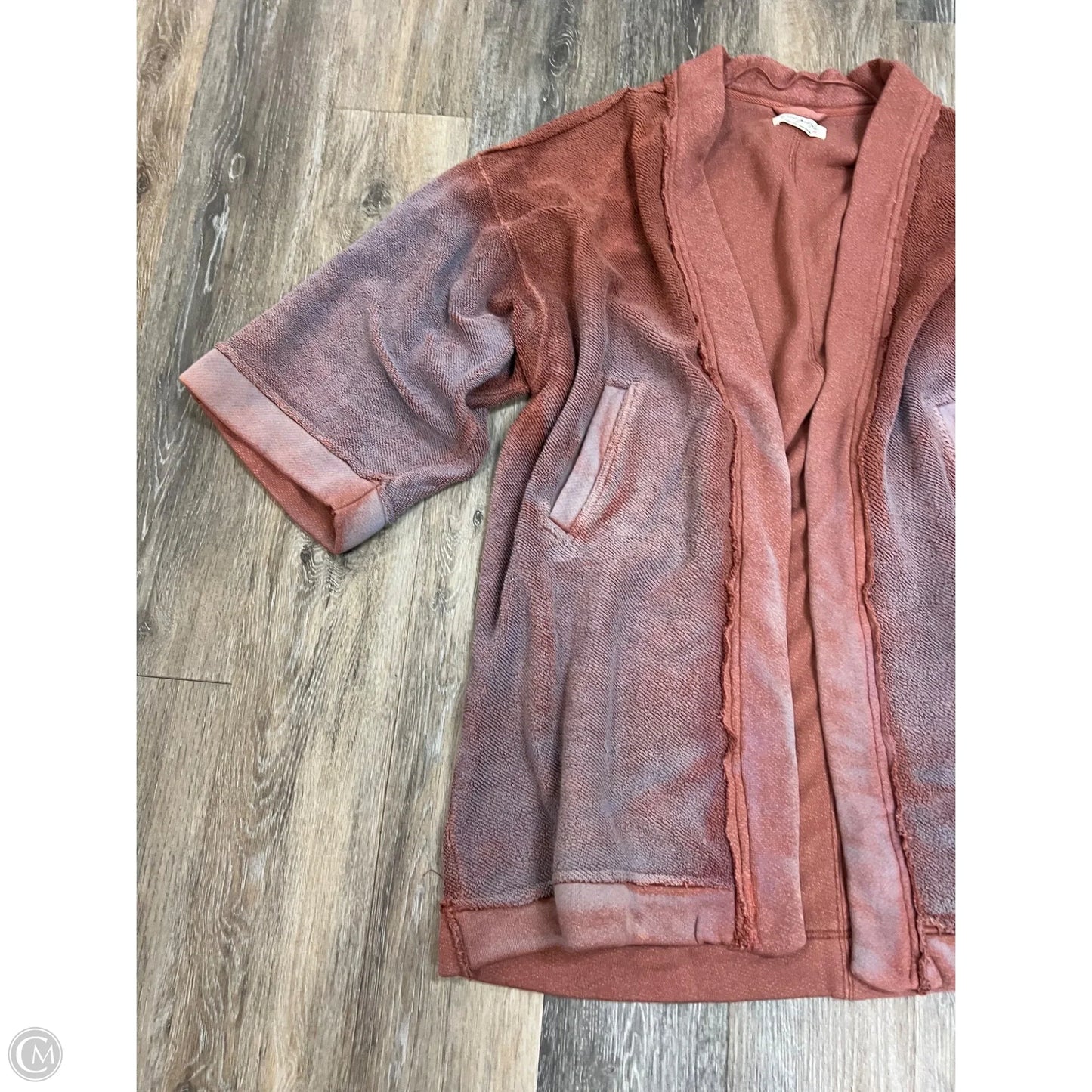 Sweater Cardigan By Free People In Purple & Red, Size: L