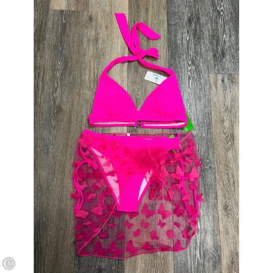 Swimsuit 3pc By Beachsissi In Pink, Size: L