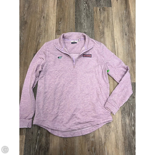 Athletic Sweatshirt Collar By Vineyard Vines In Purple, Size: M