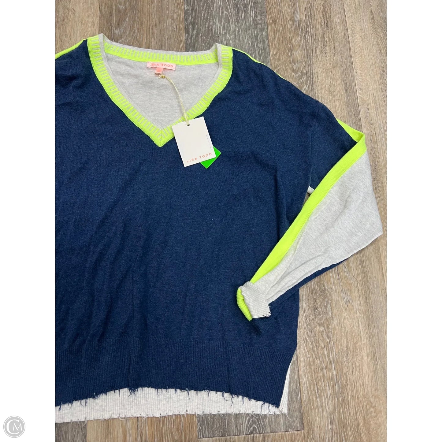 Sweater By Lisa Todd In Navy, Size: L