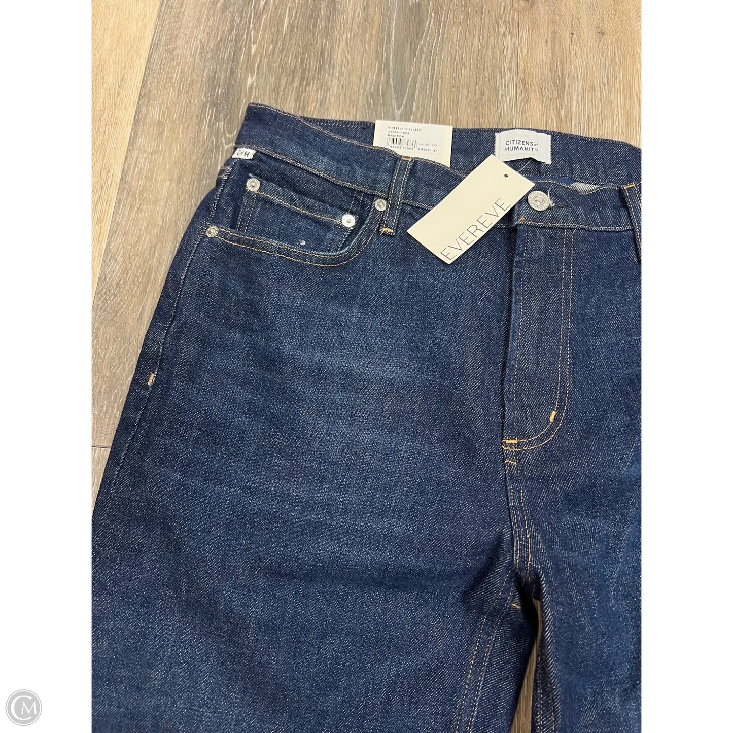 Jeans Flared By Citizens Of Humanity In Blue Denim, Size: 12/31