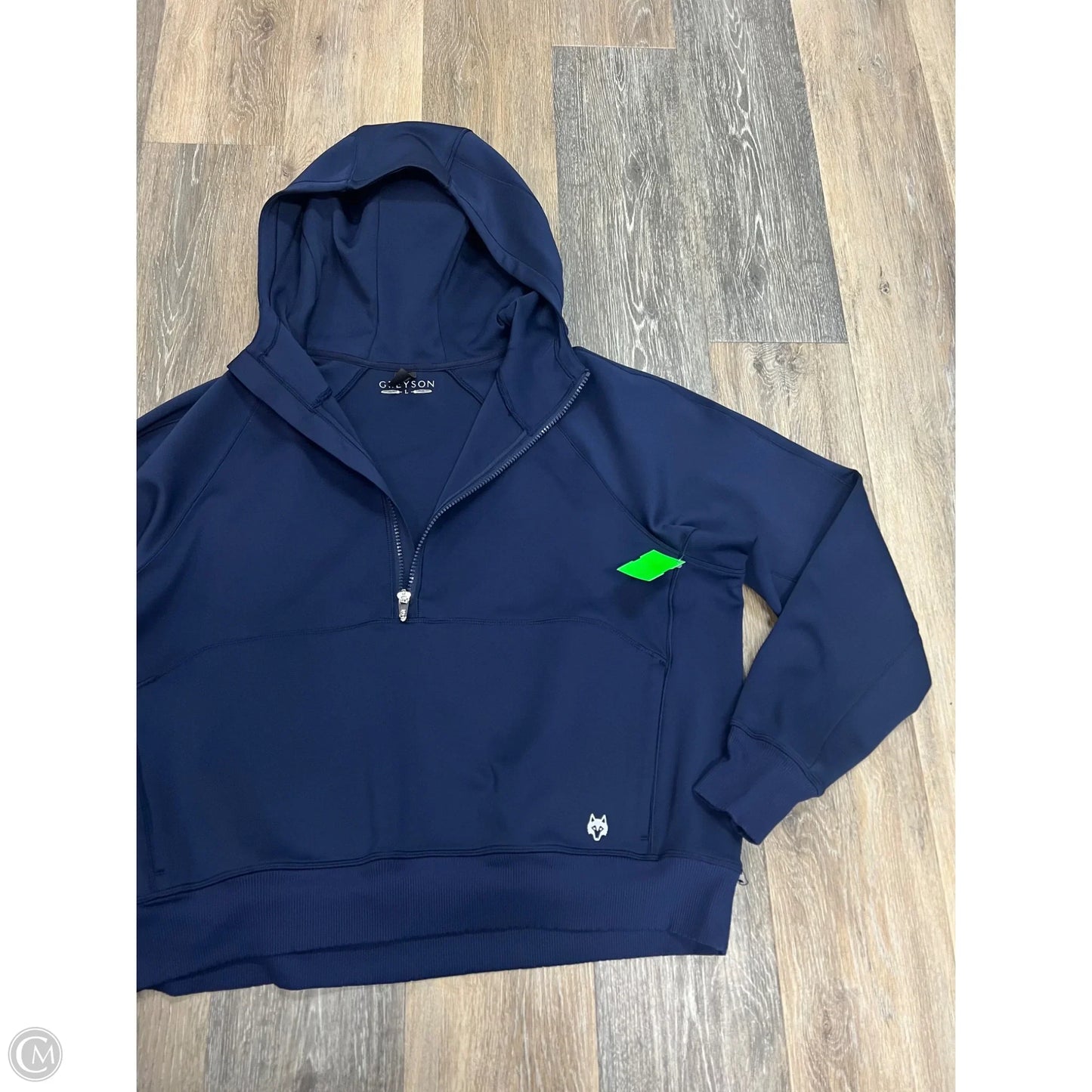 Athletic Top Long Sleeve By Greyson Golf In Navy, Size: L