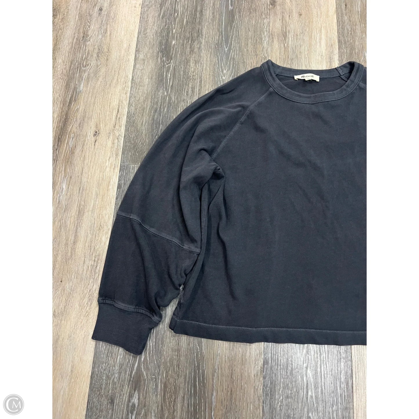 Top Long Sleeve By Madewell In Grey, Size: M