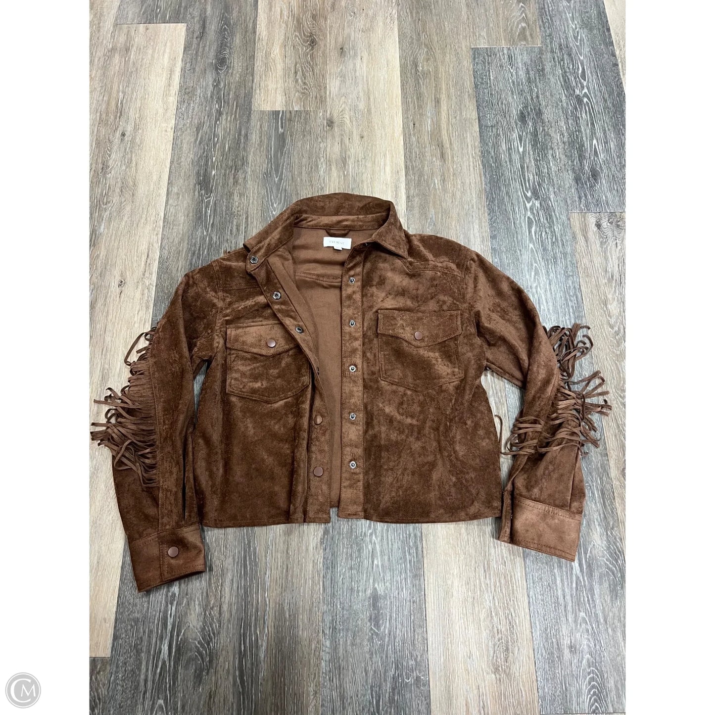 Jacket Other By Evereve In Brown, Size: Xs