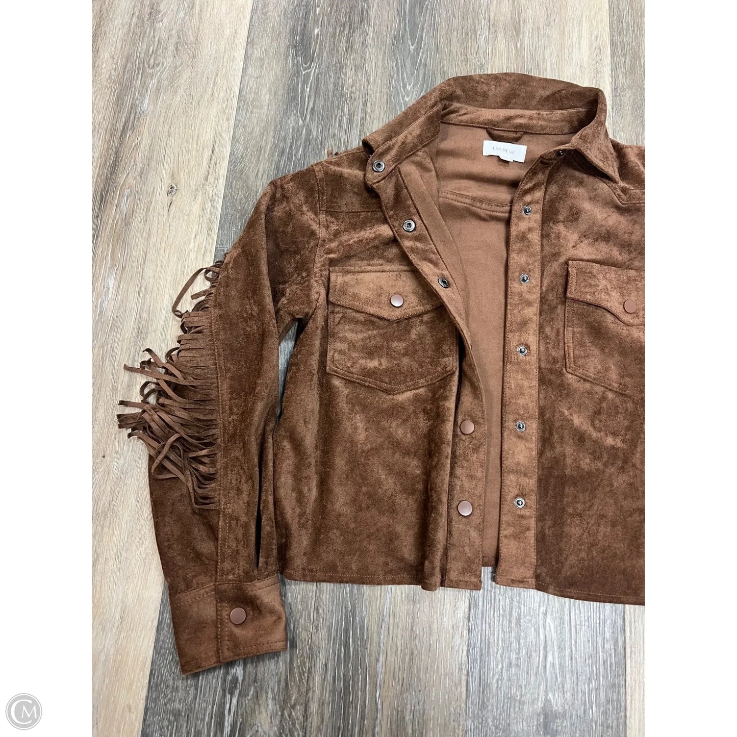 Jacket Other By Evereve In Brown, Size: Xs