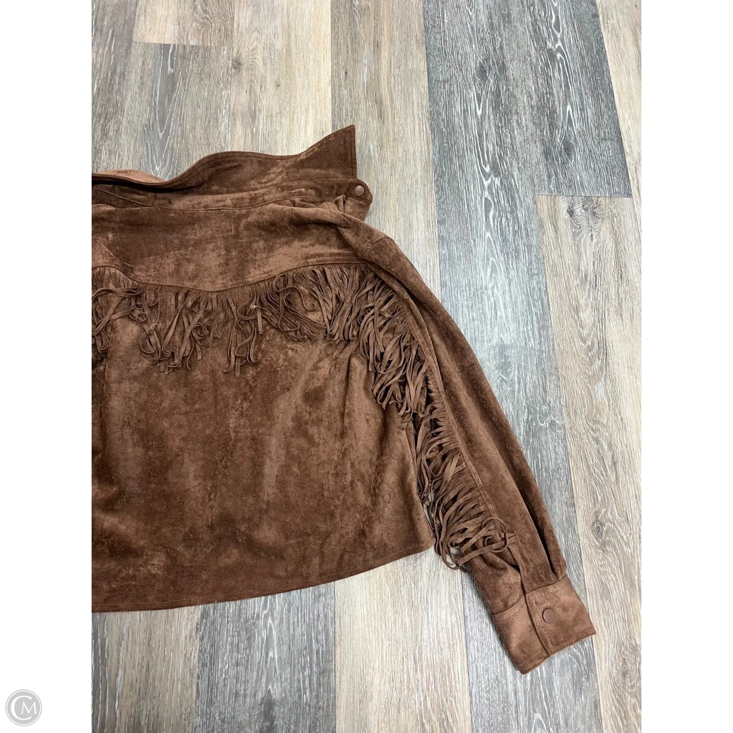 Jacket Other By Evereve In Brown, Size: Xs