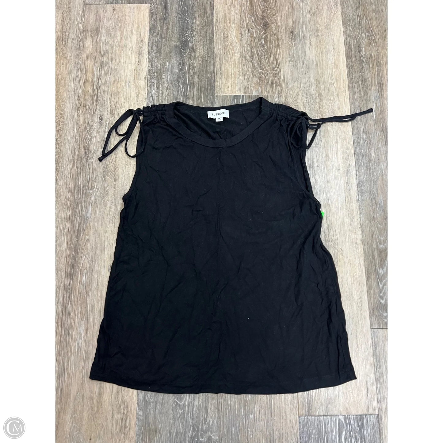 Top Short Sleeve By Evereve In Black, Size: M