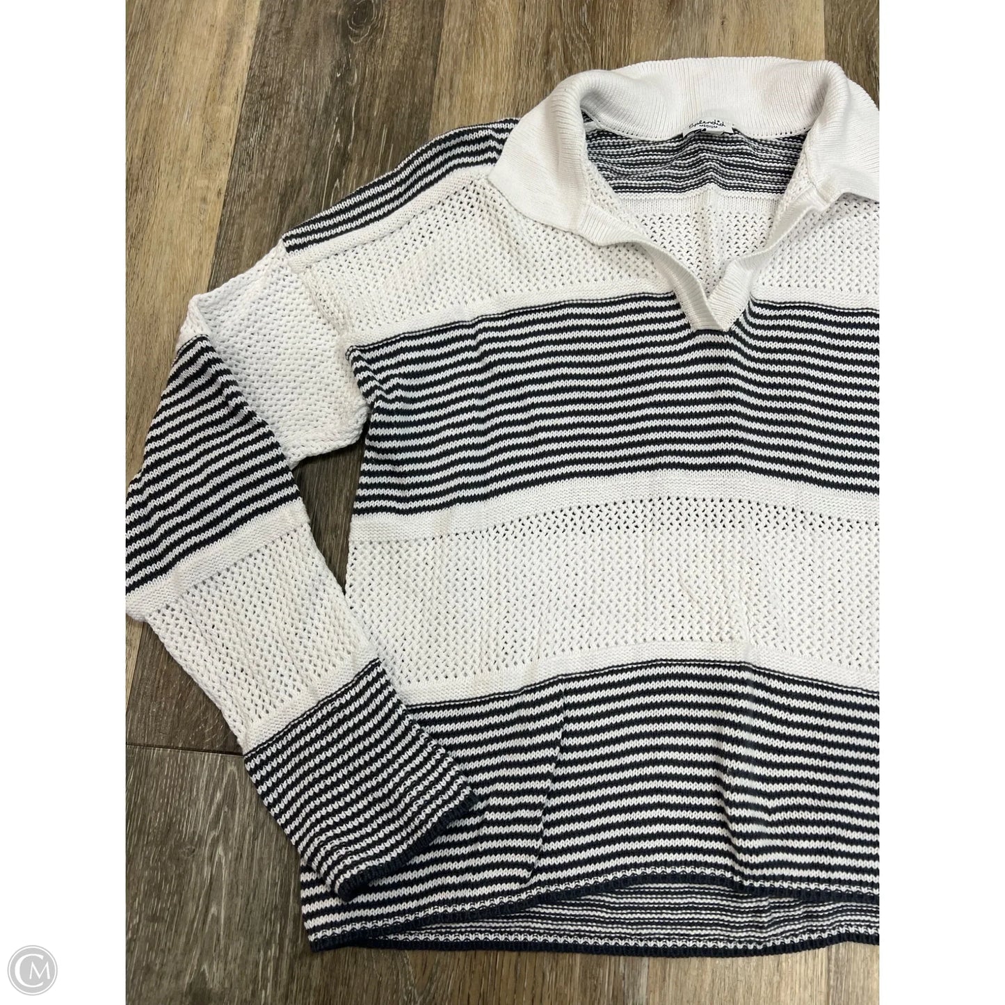 Sweater By Splendid In Striped Pattern, Size: M