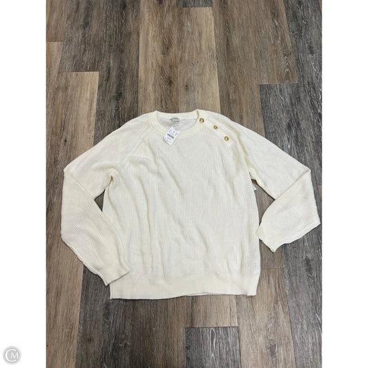 Sweater By J. Crew In White, Size: Xl