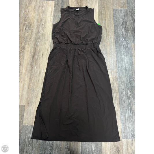 Dress Casual Maxi By Lole In Brown, Size: Xl