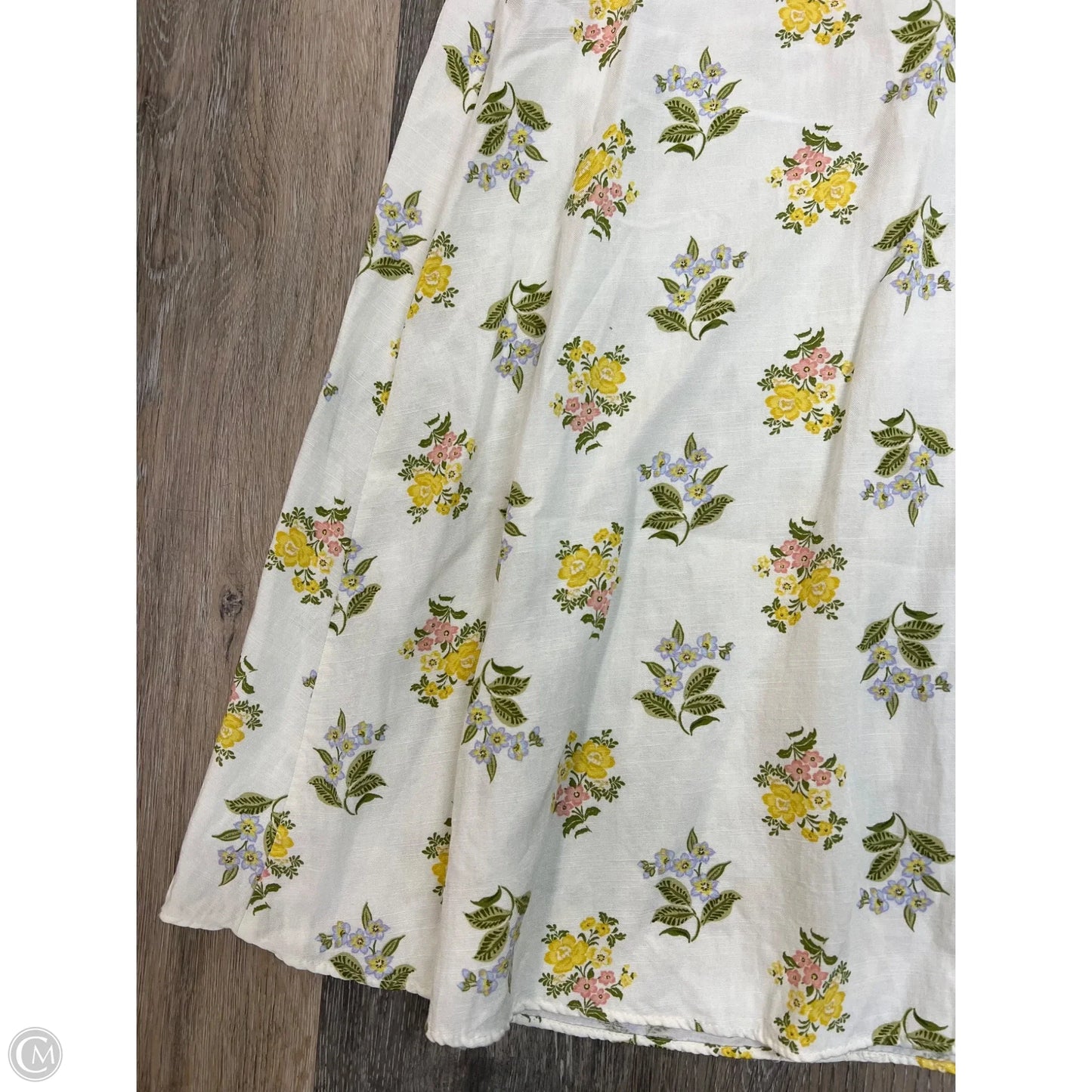 Dress Casual Midi By Zara In Floral Print, Size: Xs