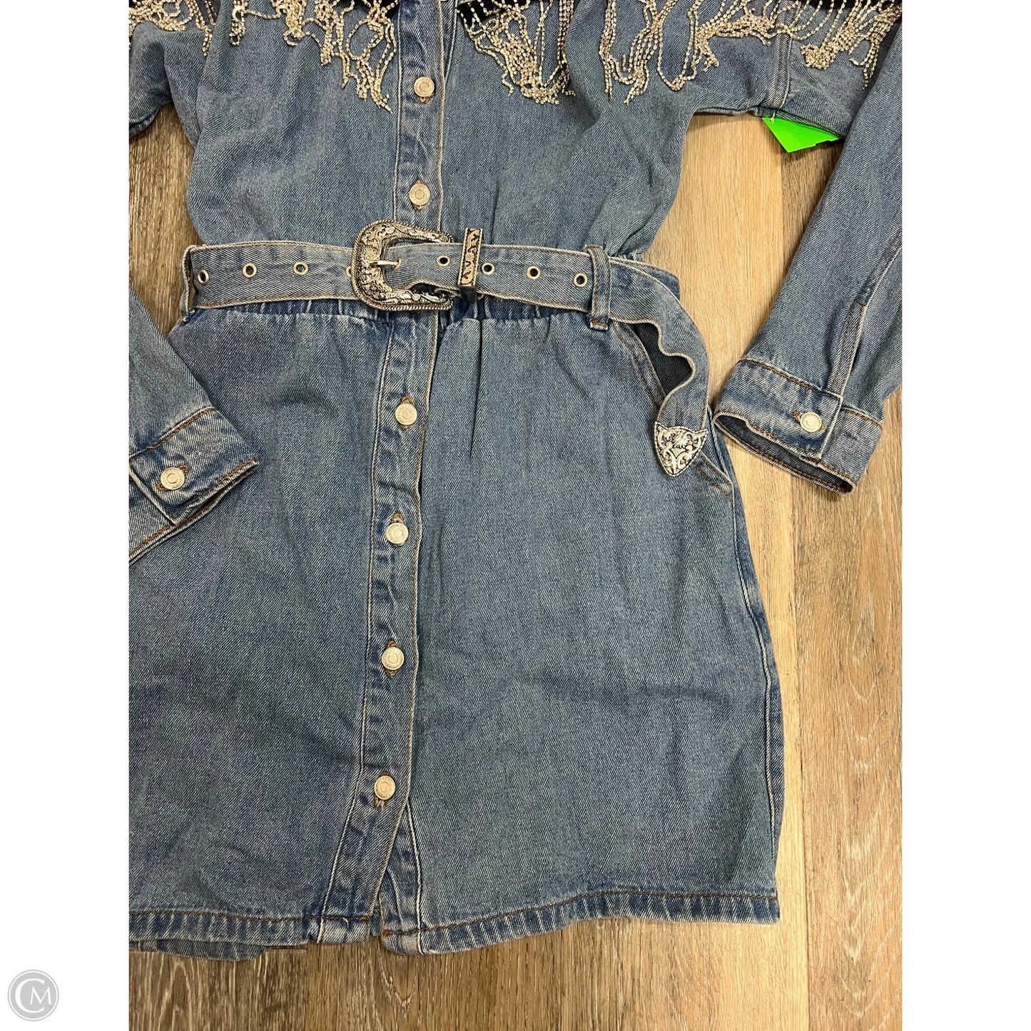 Dress Casual Short By Signature 8 In Blue Denim, Size: S