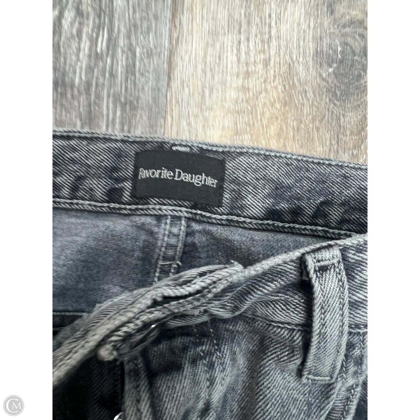 Jeans Straight By Favorite Daughter In Grey Denim, Size: 10