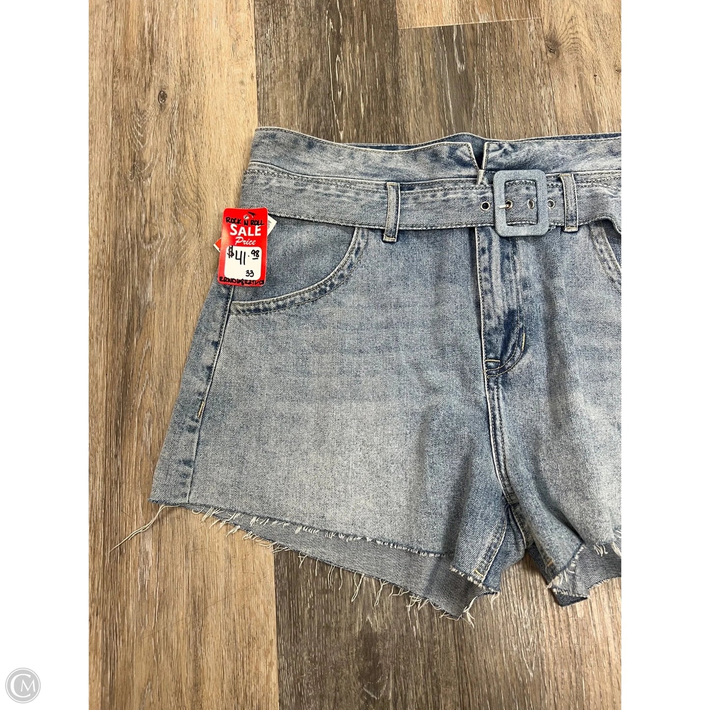Shorts By Rock & Roll In Blue Denim, Size: 14/33
