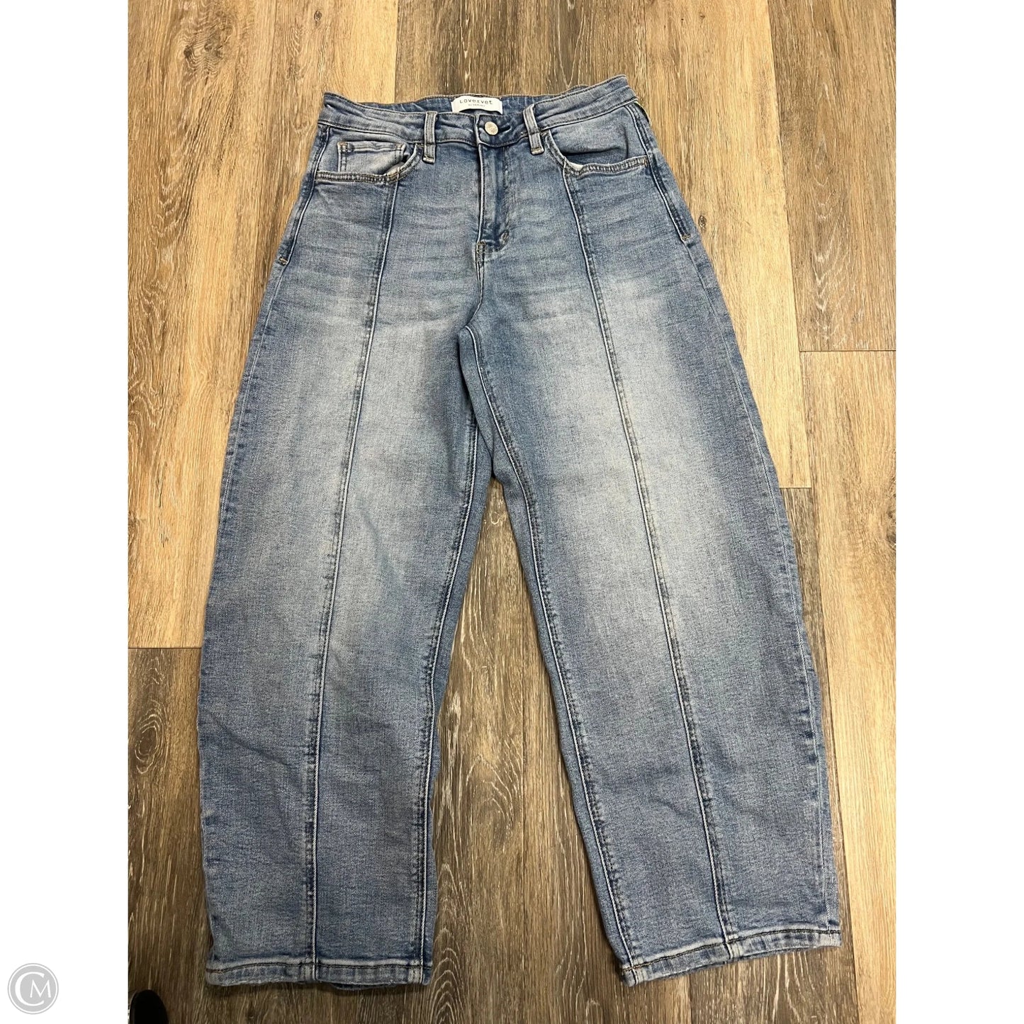 Jeans Wide Leg By Vervet In Blue Denim, Size: 8