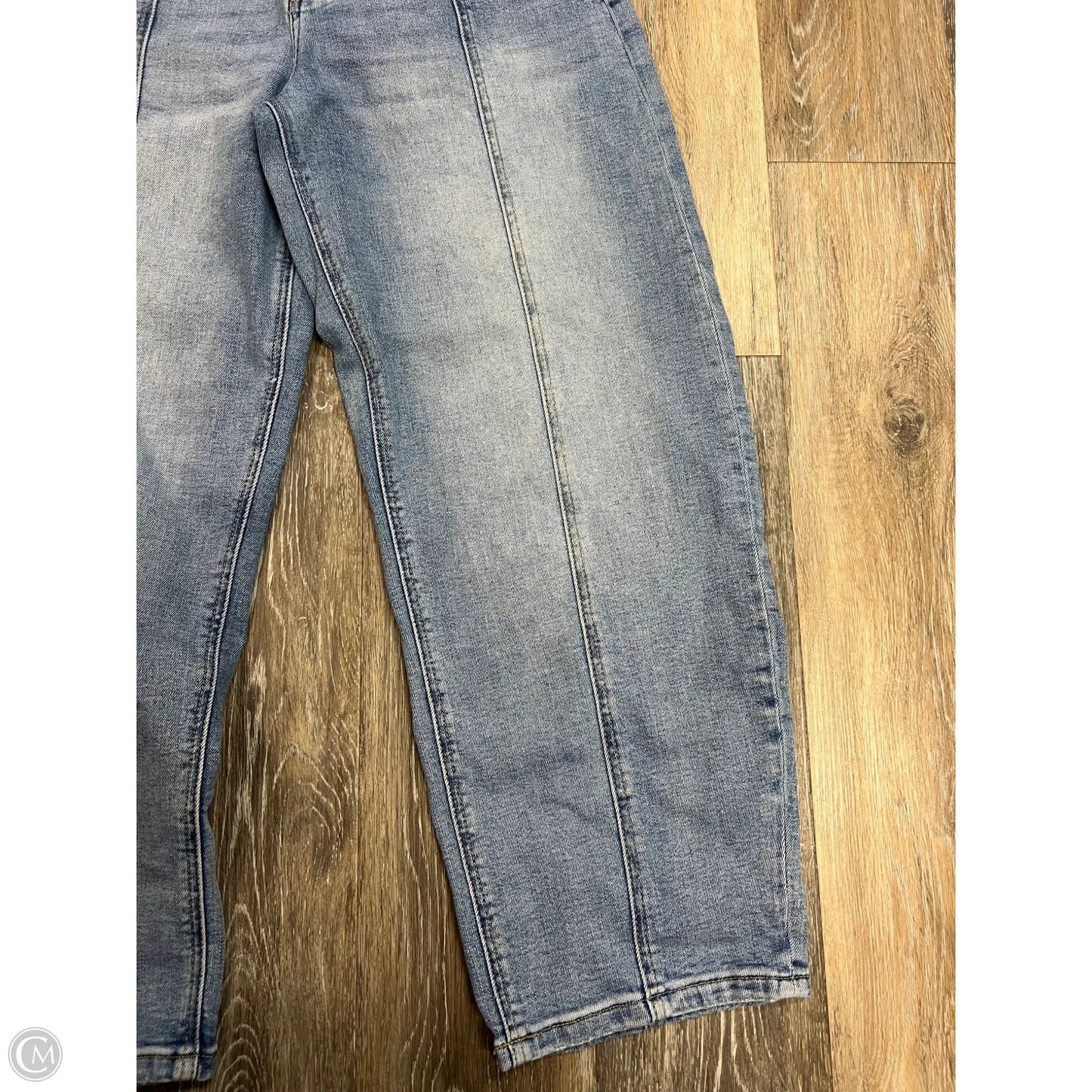 Jeans Wide Leg By Vervet In Blue Denim, Size: 8