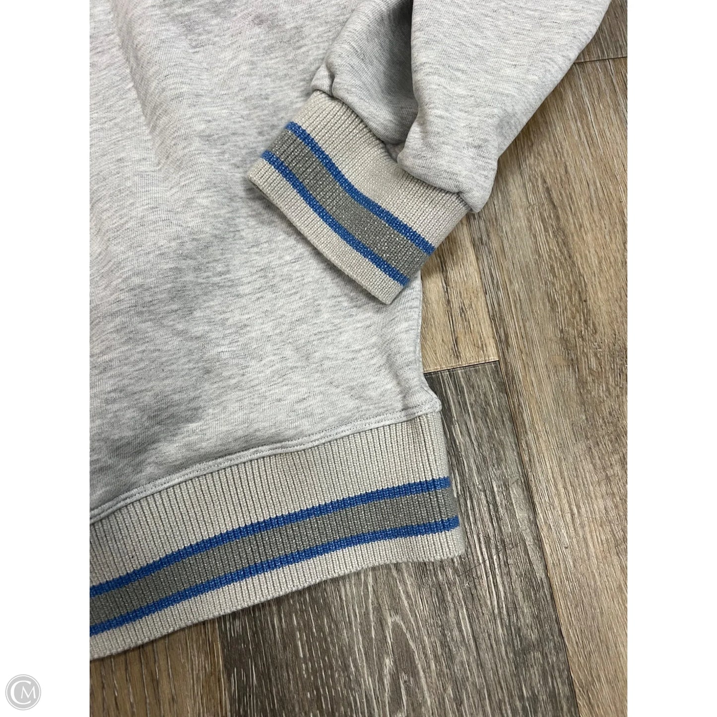 Athletic Sweatshirt Crewneck By Lululemon In Grey, Size: L