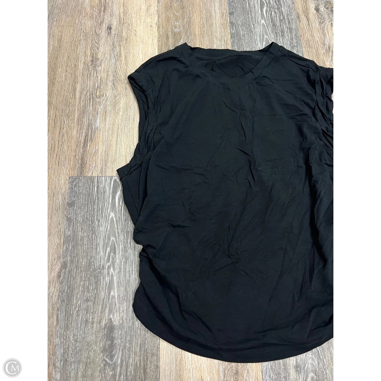 Top Short Sleeve Designer By All Saints In Black, Size: L