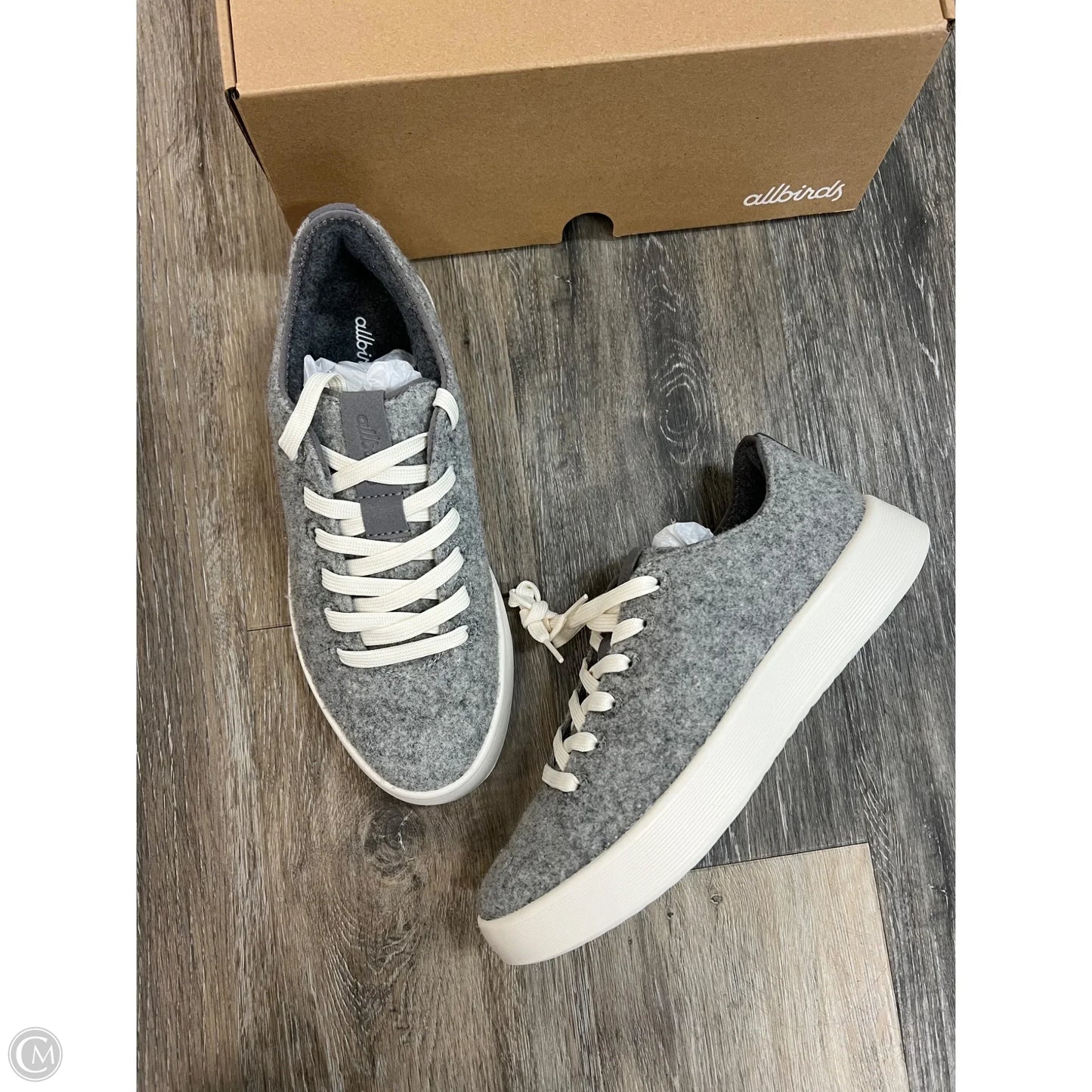 Shoes Sneakers By Allbirds In Grey, Size: 8.5