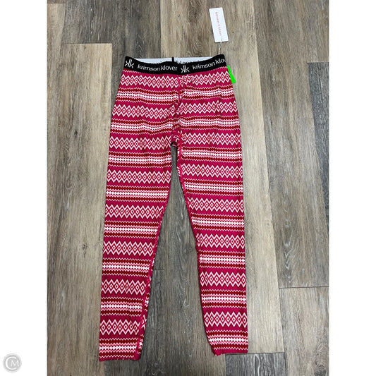 Athletic Leggings By Krimson Klover In Pink, Size: S
