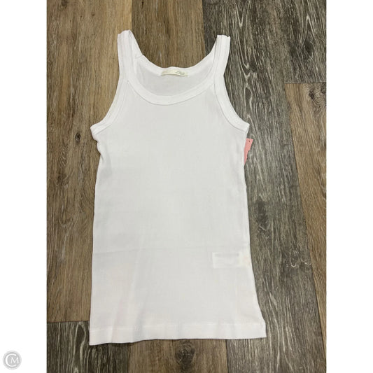 Tank Top By Zara In White, Size: S