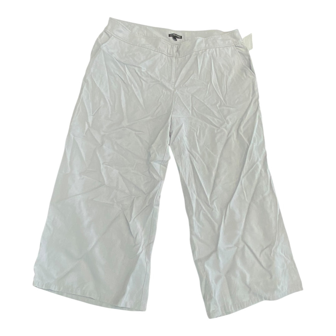 Pants Designer By Eileen Fisher In Grey, Size:L