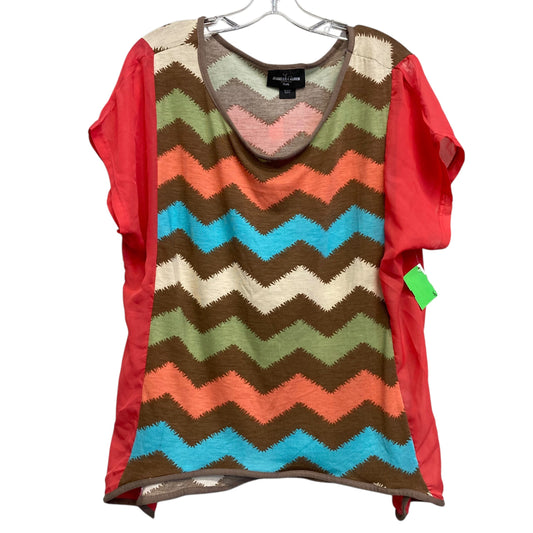 Top Sleeveless By Jennifer Lauren In Multi, Size:3X