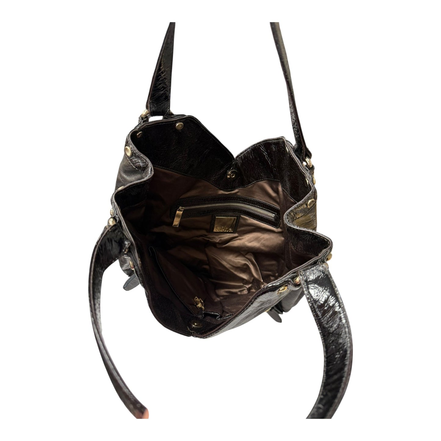 Handbag Leather By Kooba In Black, Size:Large