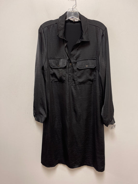 Black Dress Casual Midi Lucky Brand, Size Xl