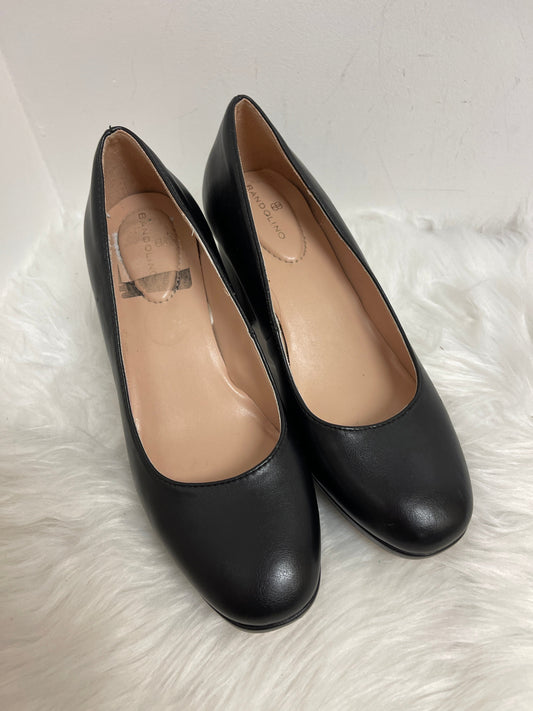 Black Shoes Heels Block Bandolino, Size 8.5