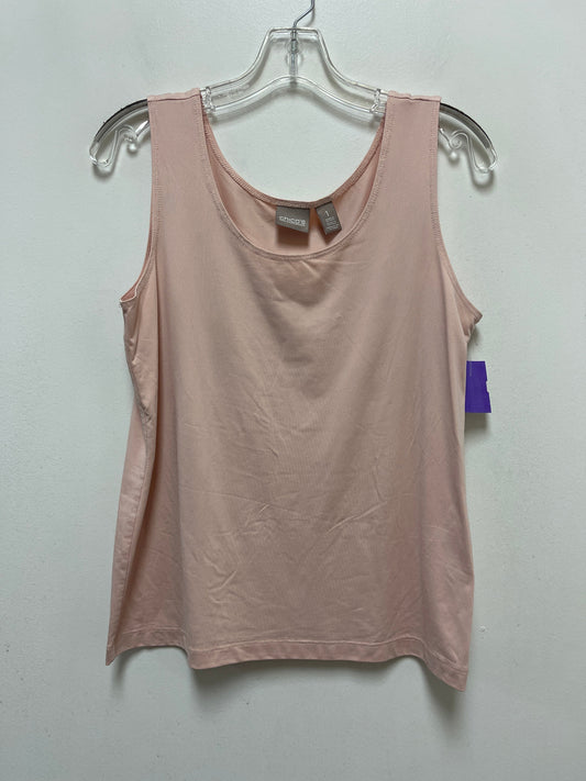 Pink Top Sleeveless Chicos, Size M