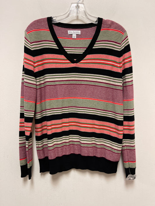 Striped Pattern Sweater Kim Rogers, Size L