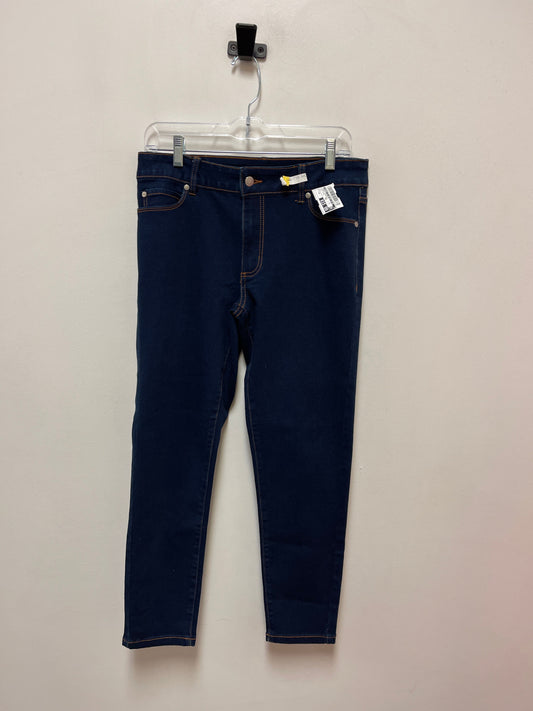 Jeans Skinny By Tahari By Arthur Levine In Blue Denim, Size: 10